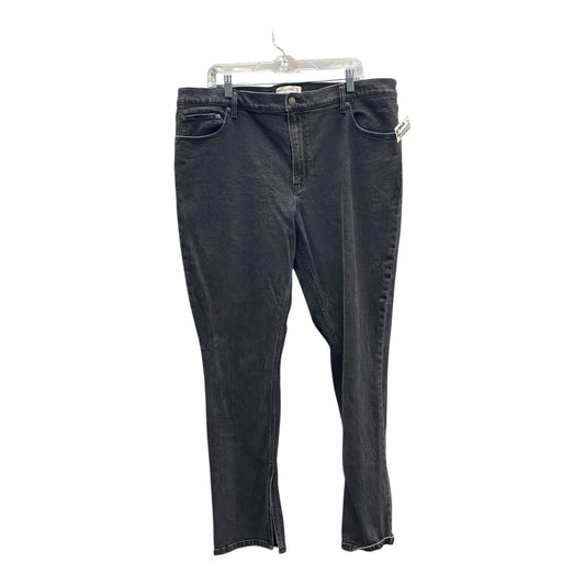 Jeans Boot Cut By Abercrombie And Fitch In Black, Size:18