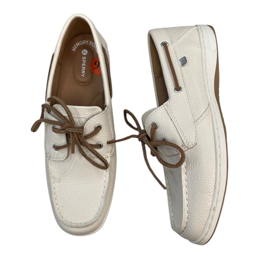 Shoes Flats By Sperry In Cream, Size:9.5