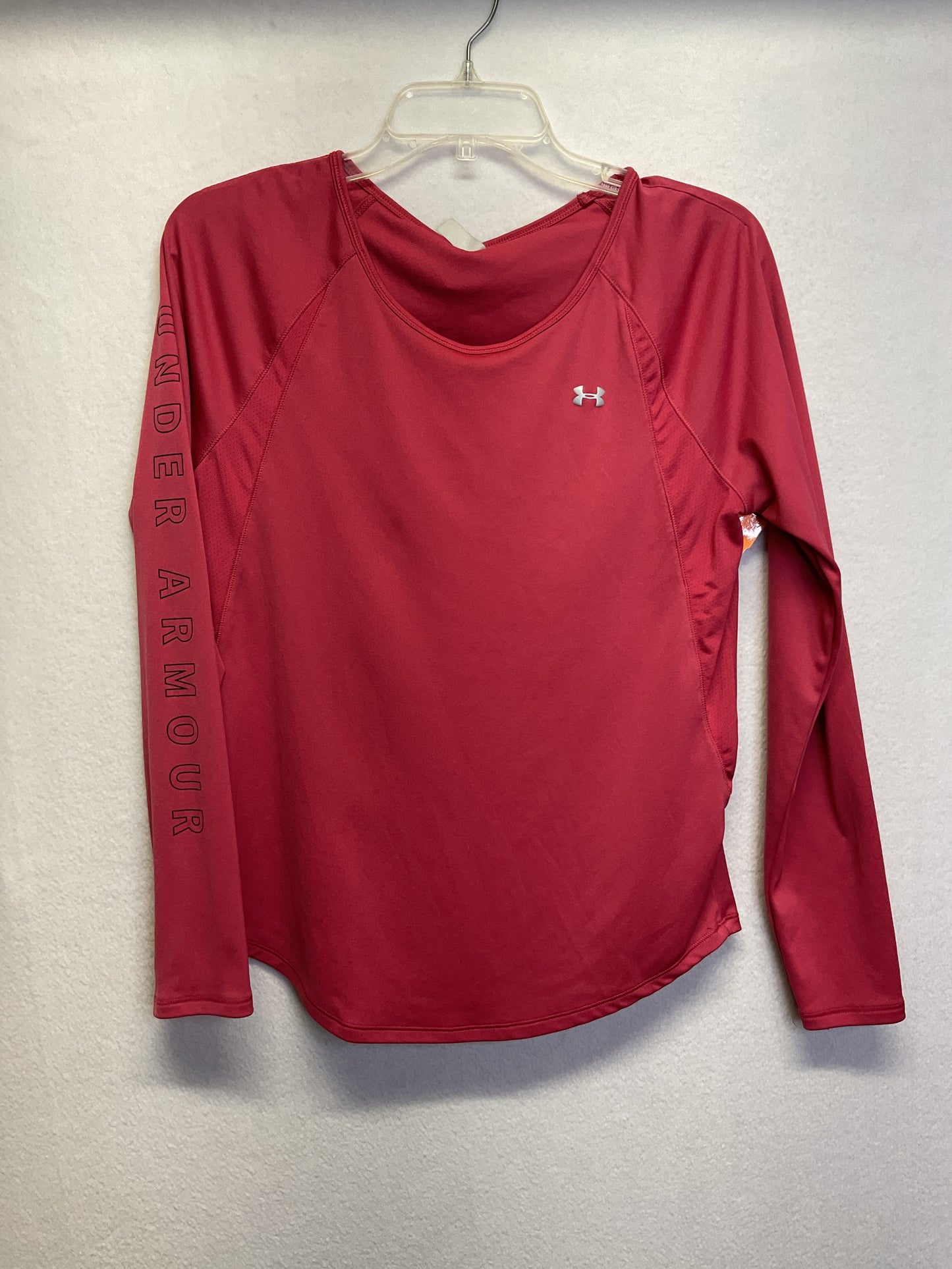 Athletic Top Ls Crewneck By Under Armour In Pink, Size:M