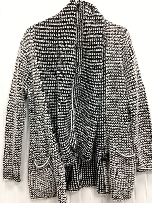 Sweater Cardigan By Cma In Black & White, Size:M