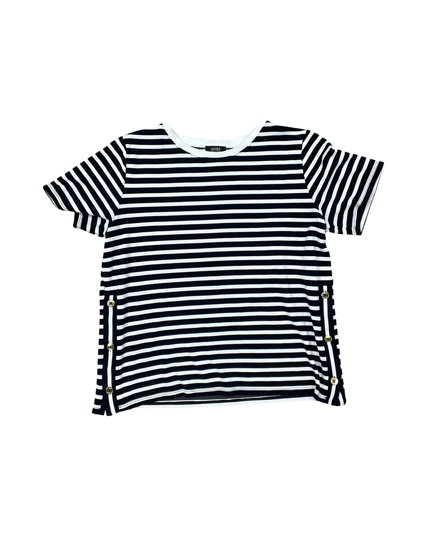 Top Ss By Jones New York In Blue & White, Size:M
