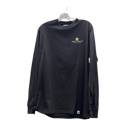 Top Ls By Simply Southern In Black, Size:M