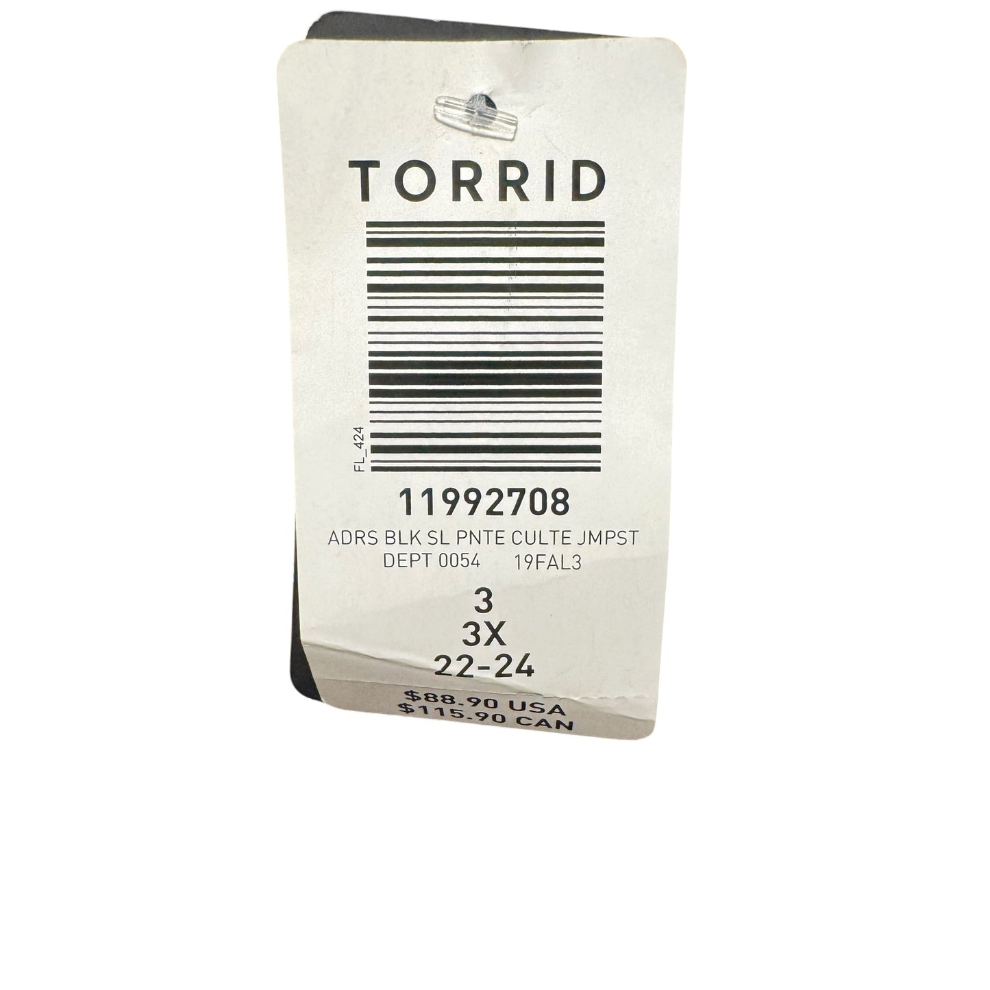 Sleeveless Jumpsuit By Torrid In Black, Size: 3x