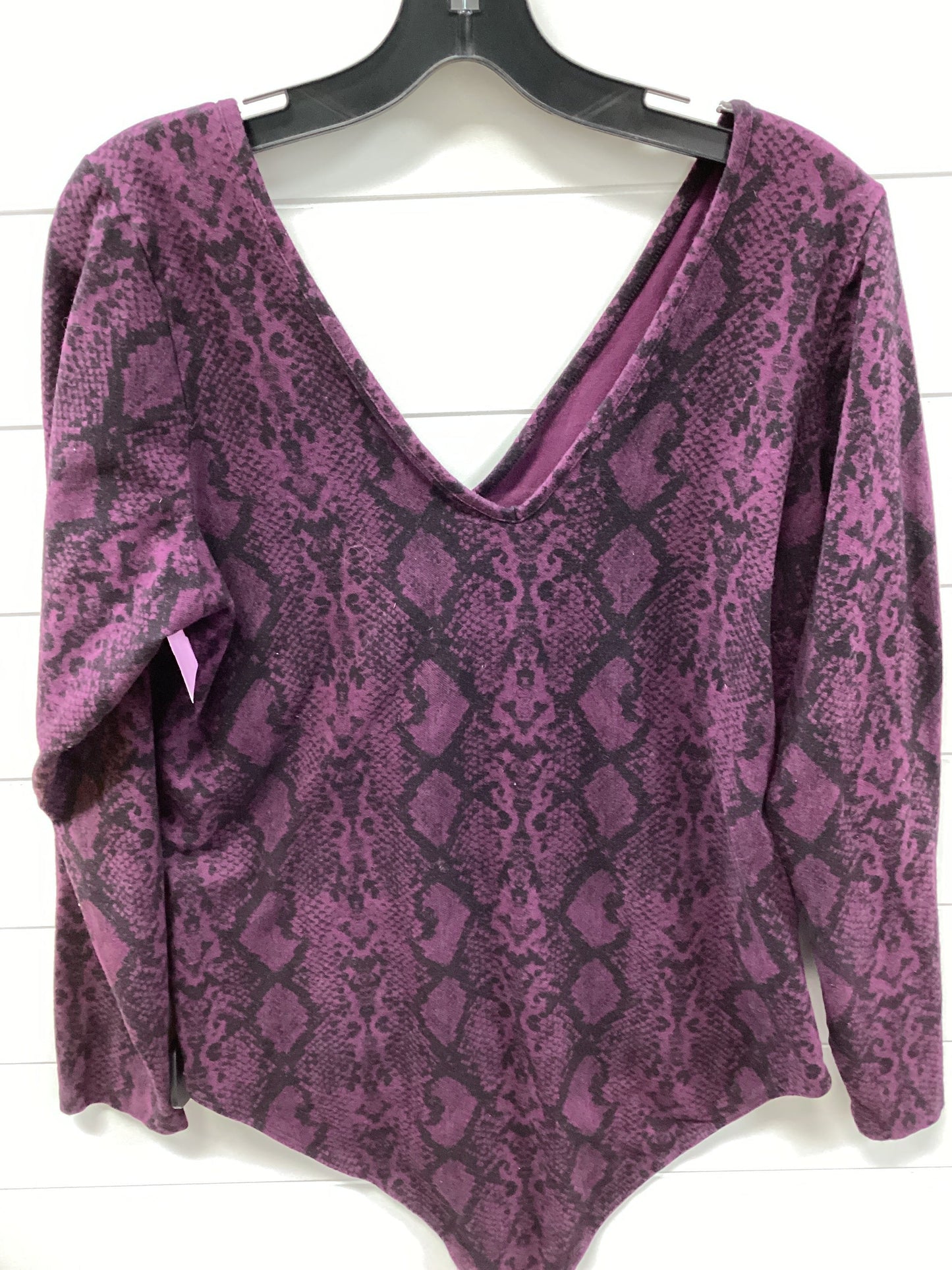 Bodysuit By Torrid In Purple, Size:2X