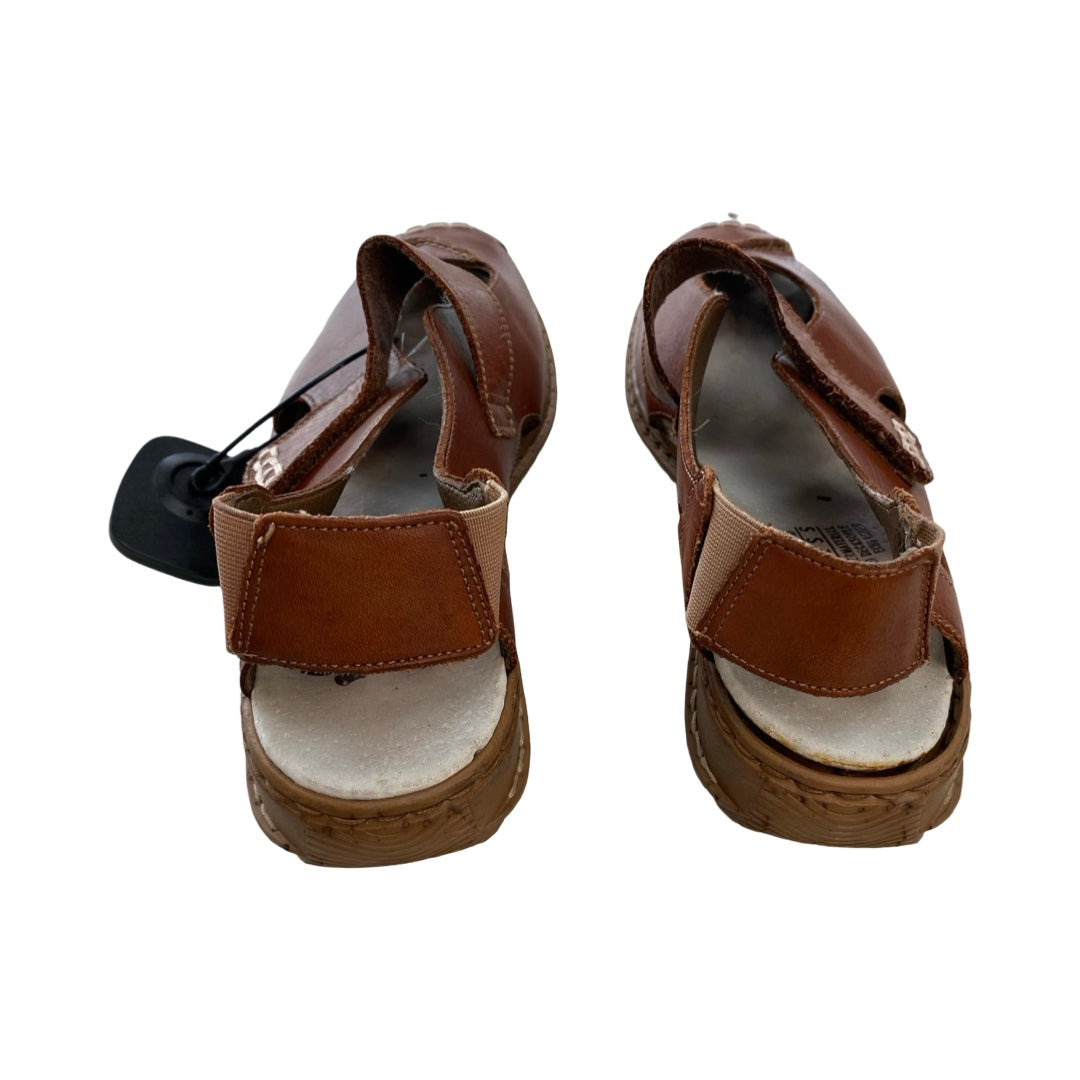 Shoes Flats By Riekers In Brown, Size:8.5