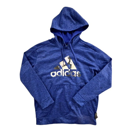 Sweatshirt Hoodie By Adidas In Blue, Size:Xl