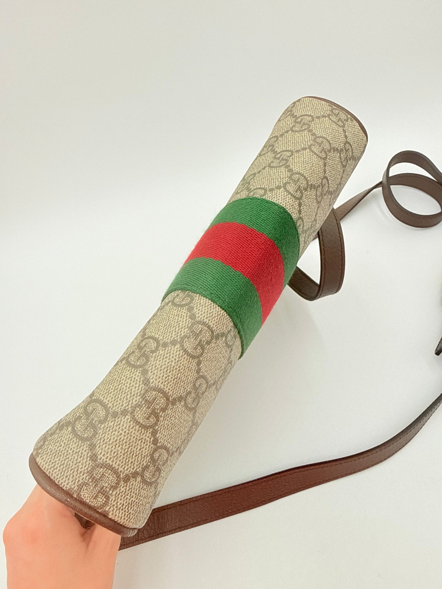 Crossbody Luxury Designer By Gucci In Multi, Size:Medium