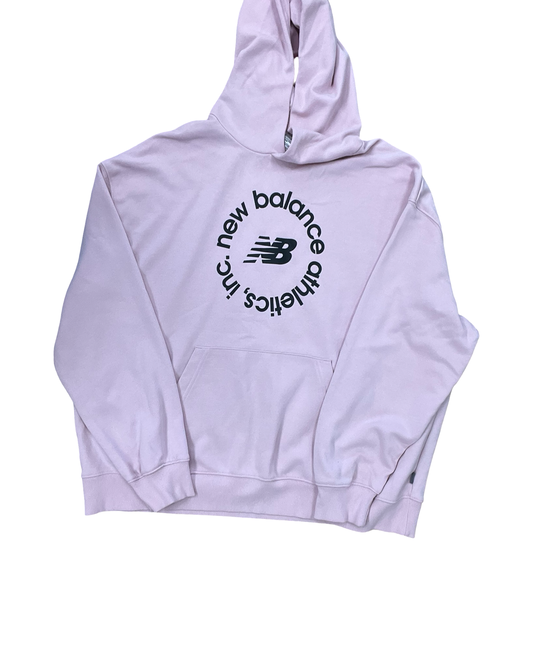 Sweatshirt Hoodie By New Balance In Pink, Size:Xl