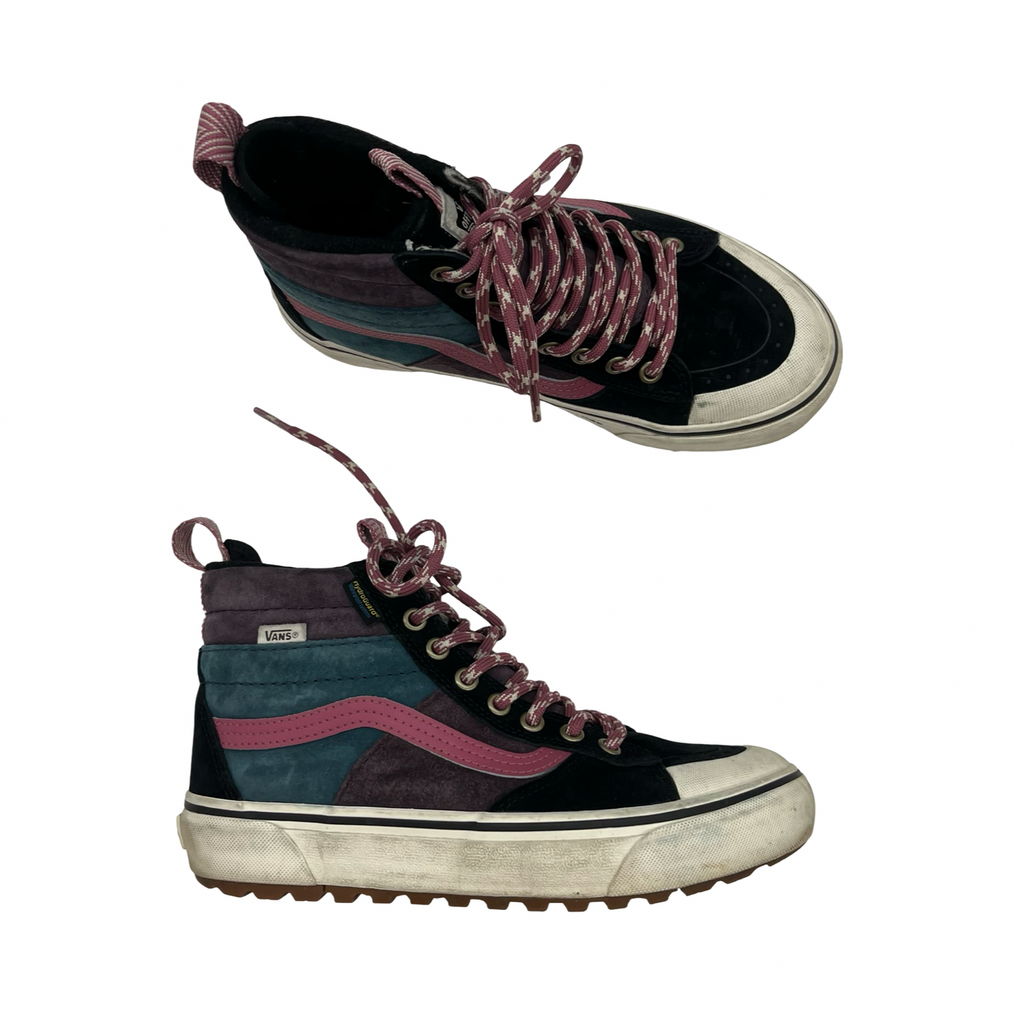 Shoes Sneakers Platform By Vans In Black, Size:7