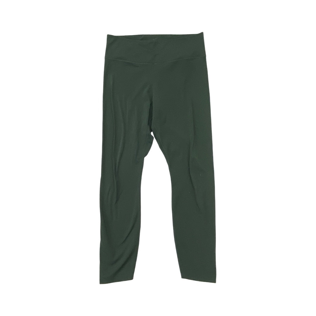 Athletic Leggings By Nike In Green, Size:L