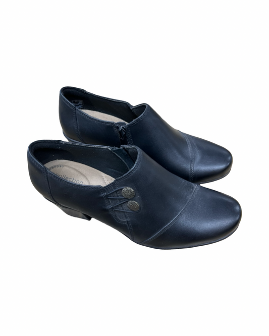 Shoes Heels Block By Clarks In Black, Size:7