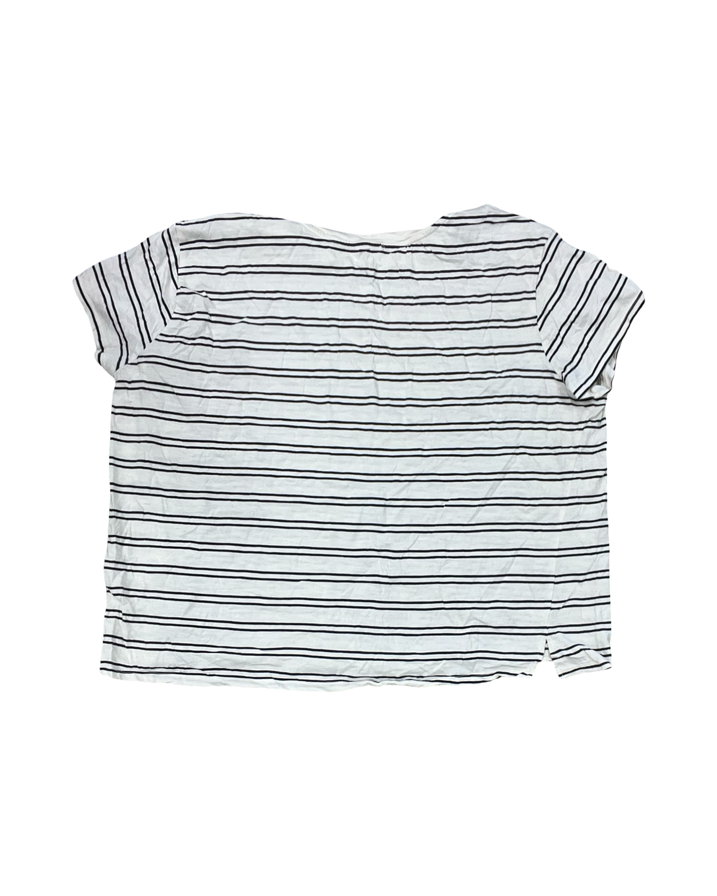 Top Ss By Maurices In Black & Cream, Size:2X