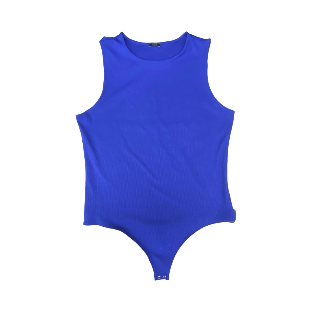 Bodysuit By Express In Blue, Size:Xl