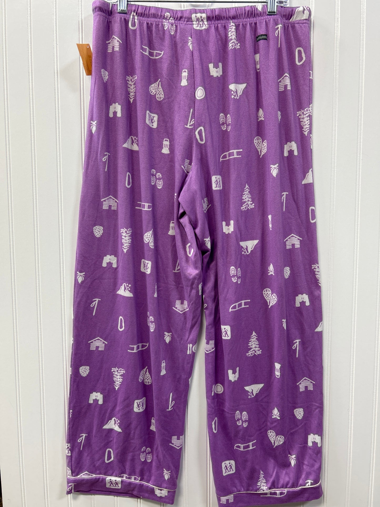 Pajamas 2Pc By Columbia In Purple, Size:Xl