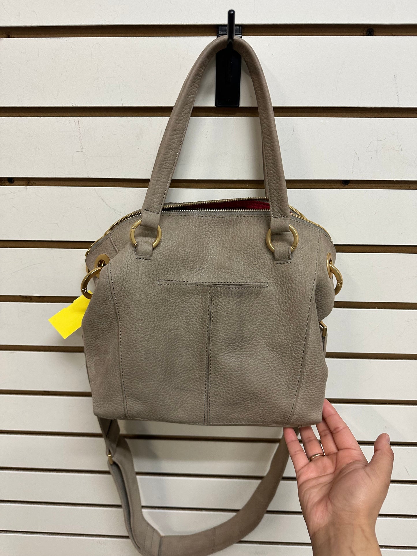 Handbag Leather By Hammitt, Size: Medium