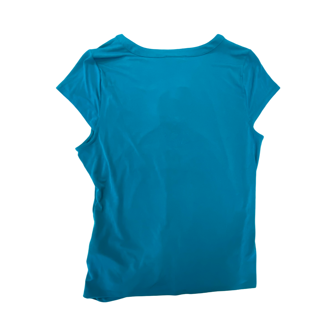 Top Sleeveless By Inc In Teal, Size:Xxl