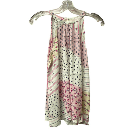 Top Sleeveless By Loft In Pink, Size:Xxs