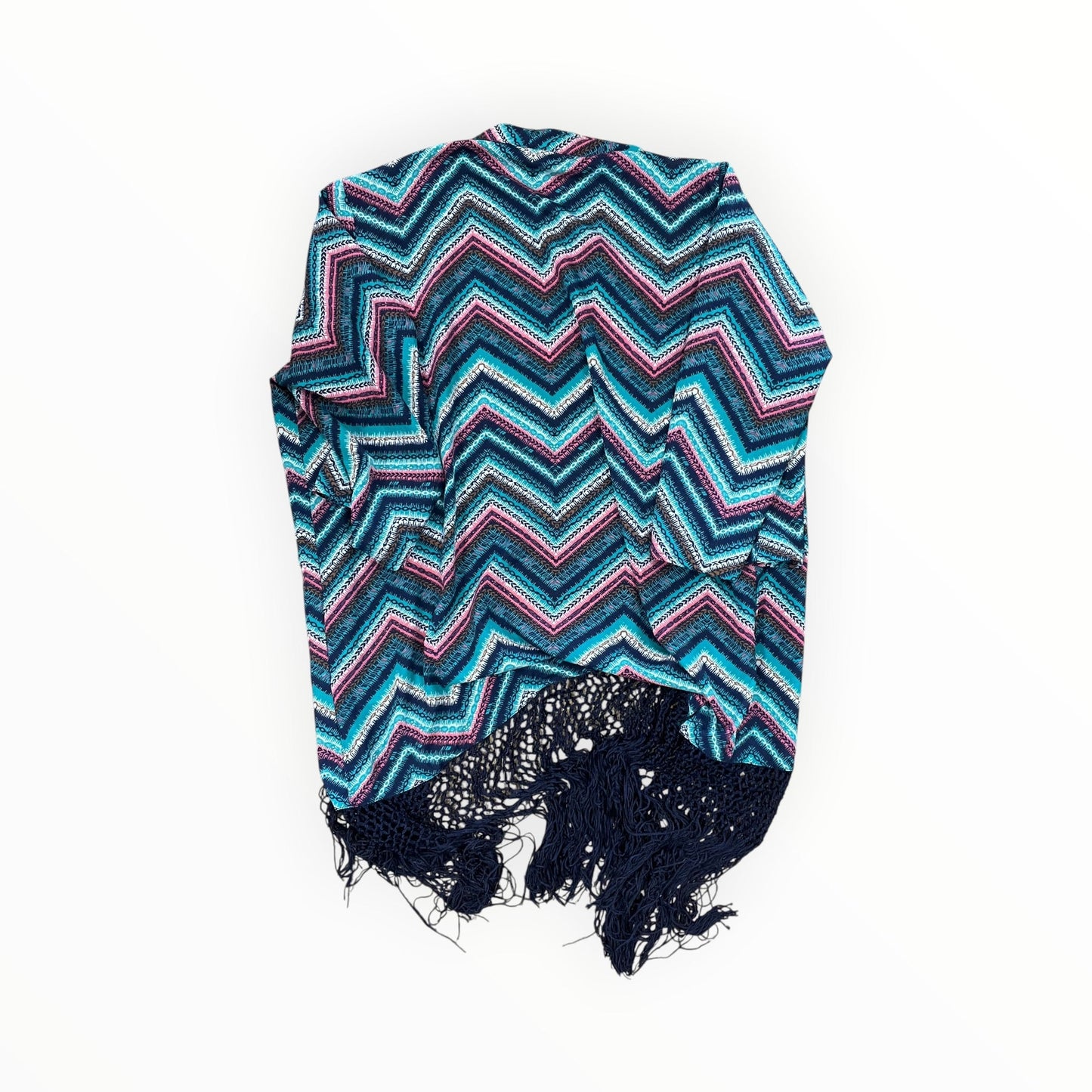 Cardigan By Wrangler In Teal, Size:L