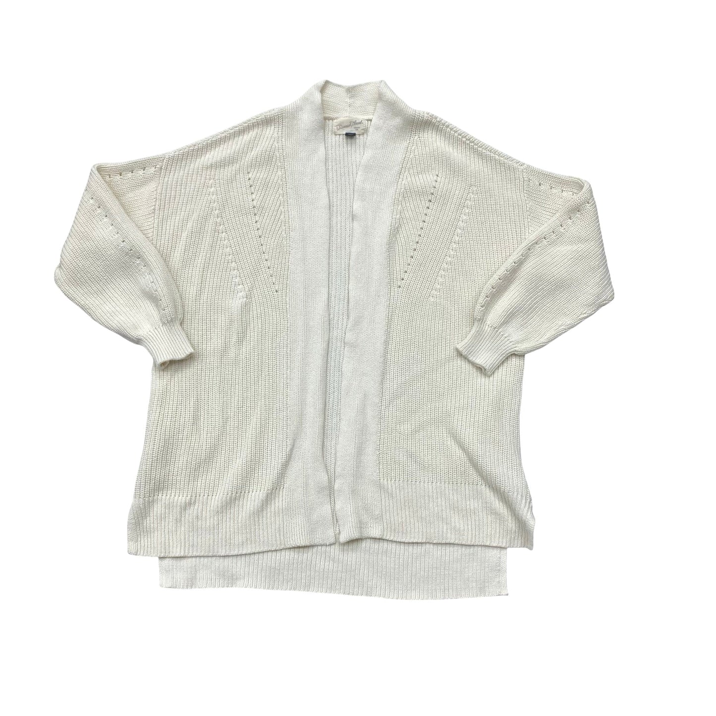 Sweater Cardigan By Universal Thread In Cream, Size:S