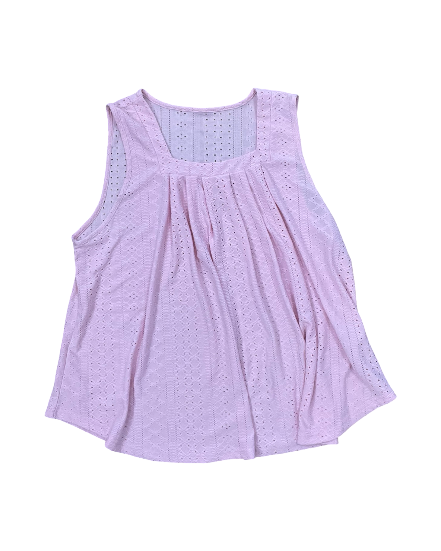 Top Sleeveless By Clothes Mentor In Pink, Size:2X