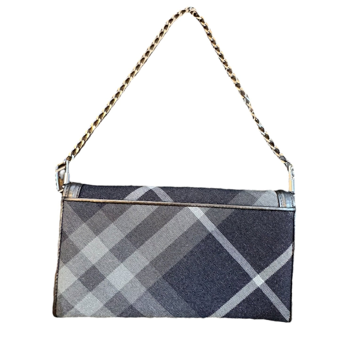 Handbag Luxury Designer By Burberry In Blue, Size:Small