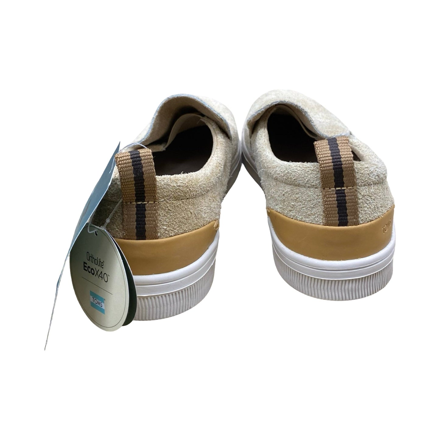 Shoes Flats By Toms In Brown, Size:9