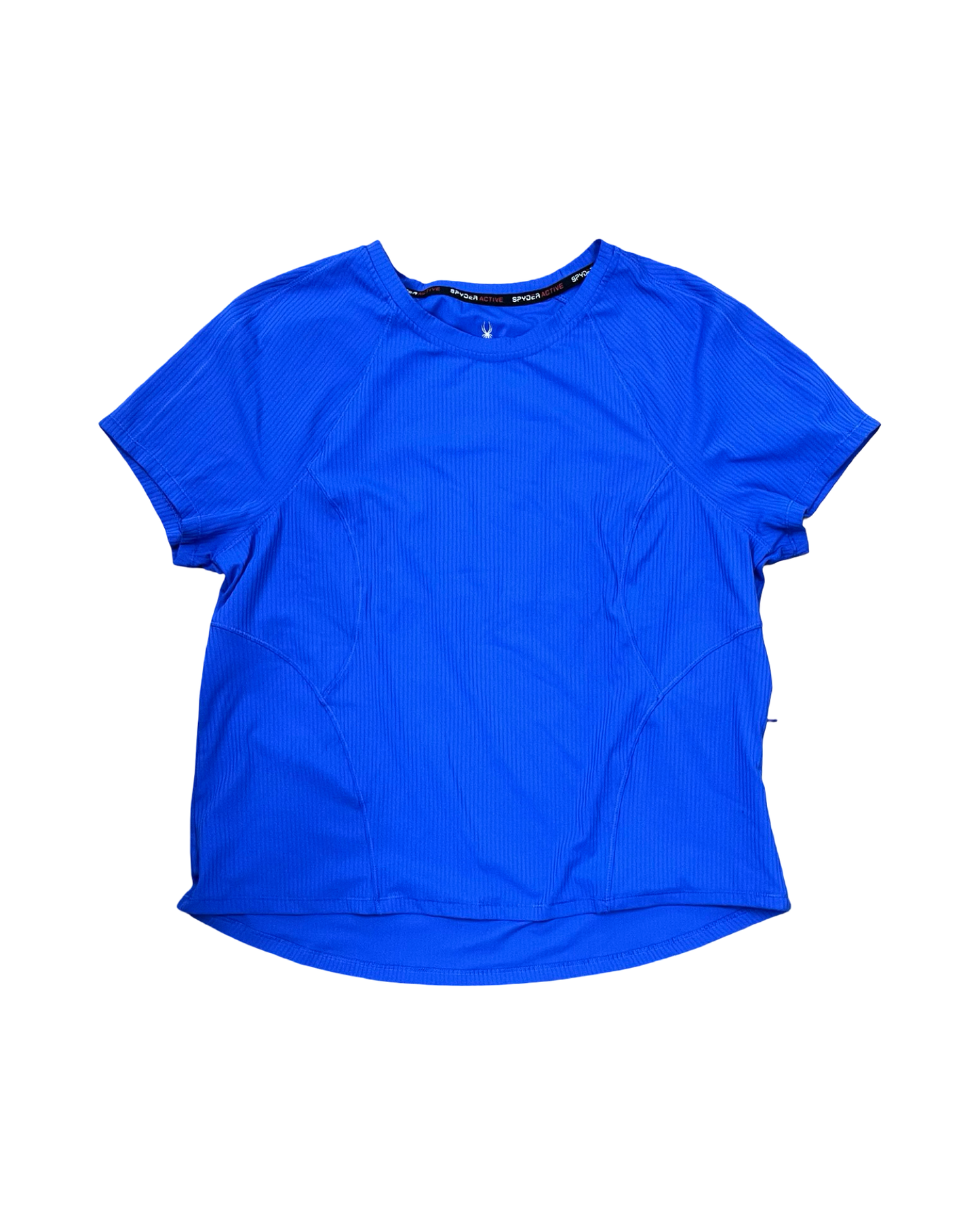 Athletic Top Ss By Spyder In Blue, Size:Xl