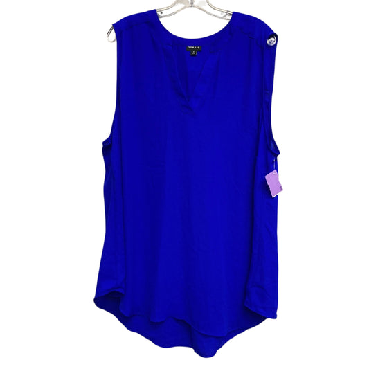 Top Sleeveless By Torrid In Blue, Size:3X