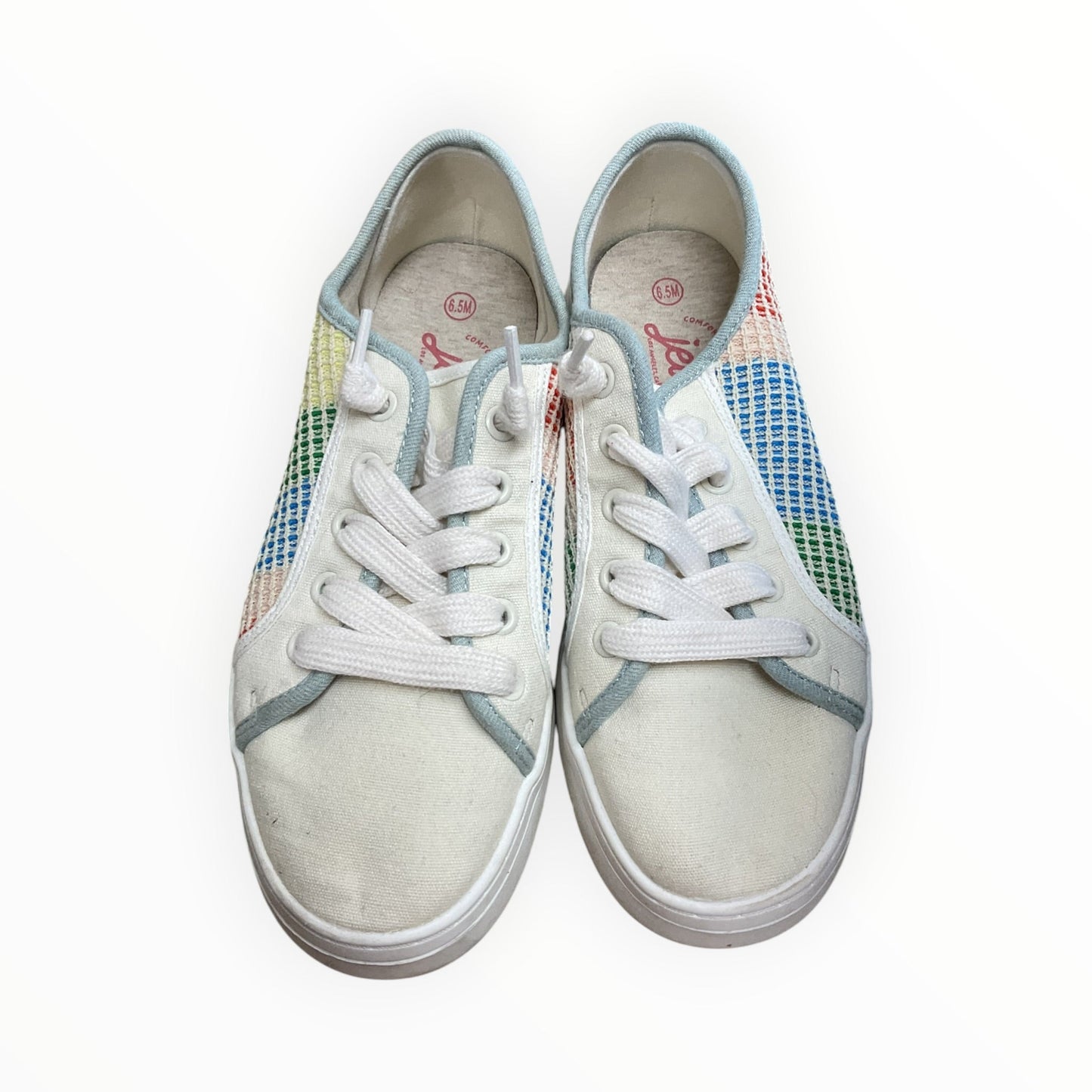 Shoes Flats By Jelly Pop In Multi, Size:6.5