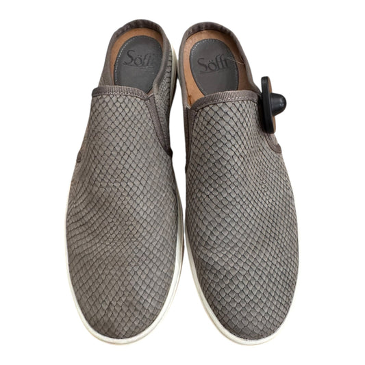 Shoes Flats By Sofft In Grey, Size:9.5