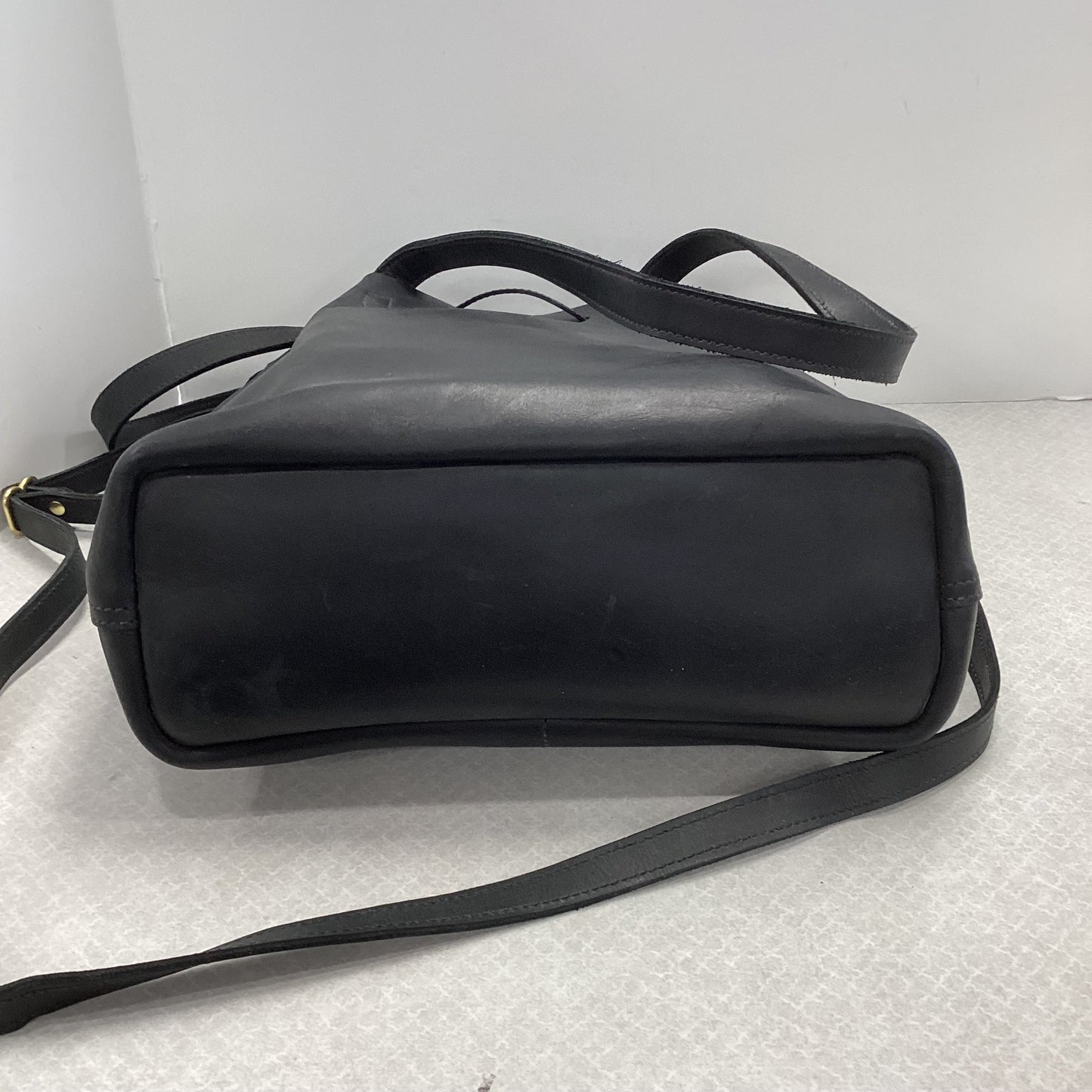 Handbag Leather By Parker Clay, Size: Large