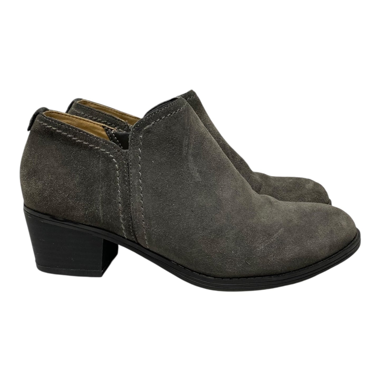 Boots Ankle Flats By Naturalizer In Grey, Size:6.5