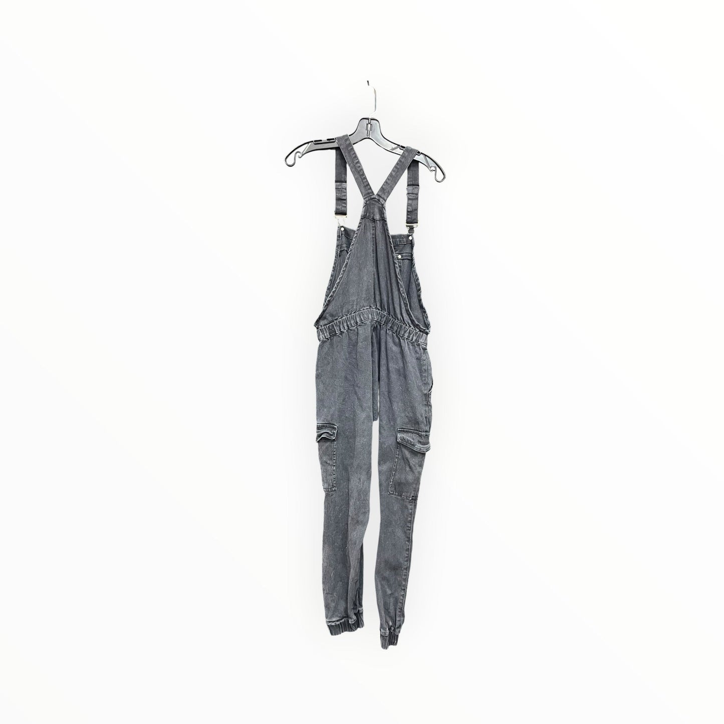 Overalls By Almost Famous In Black Denim, Size:L