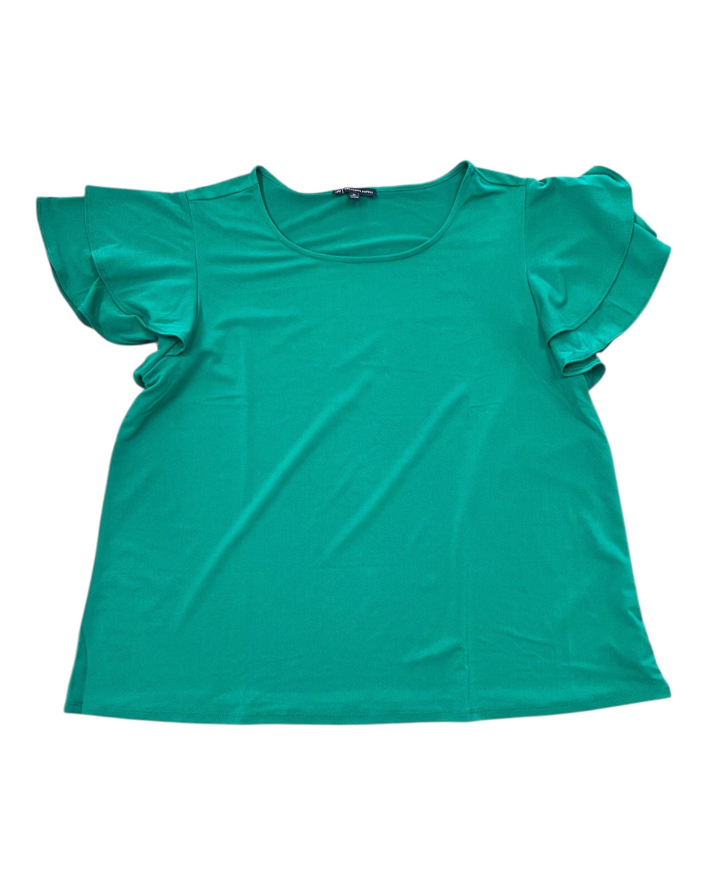 Top Ss By Adrianna Papell In Green, Size:2X