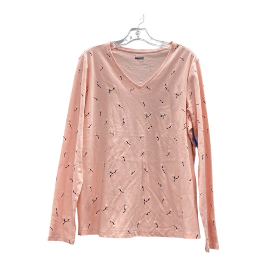 Top Ls By Basic Editions In Pink, Size:Xl
