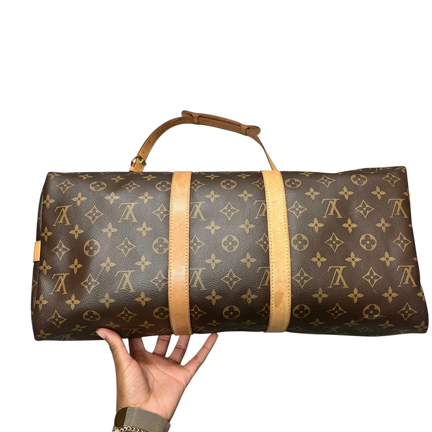 Duffle And Weekender Luxury Designer By Louis Vuitton, Size: Medium