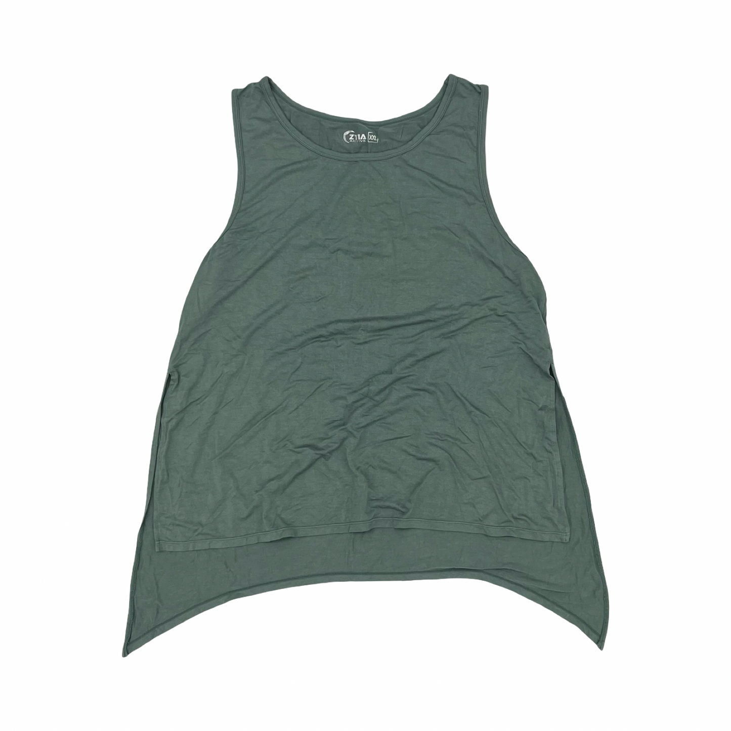 Athletic Tank Top By Zyia In Green, Size:Xxl