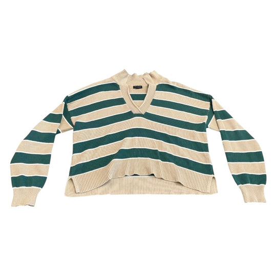 Sweater By Blu Pepper In Brown & Green, Size: S