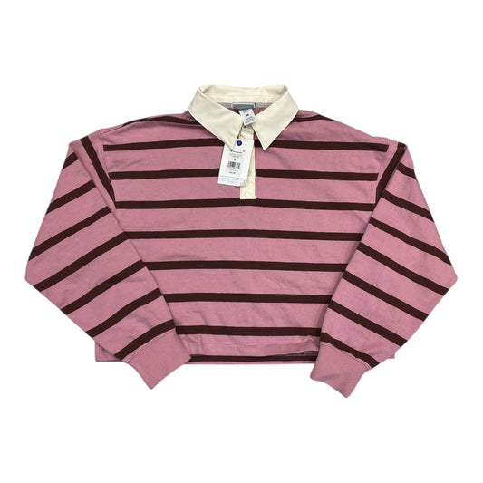 Athletic Top Ls Collar By Champion In Multi, Size:M