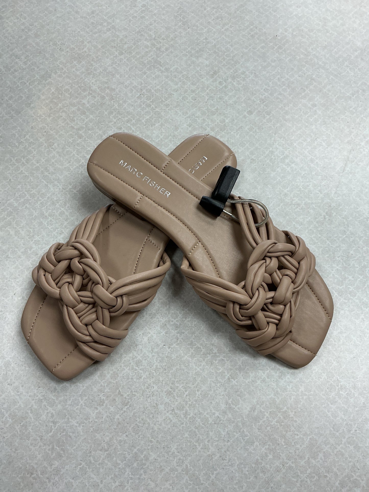 Sandals Flats By Marc Fisher In Tan, Size:8