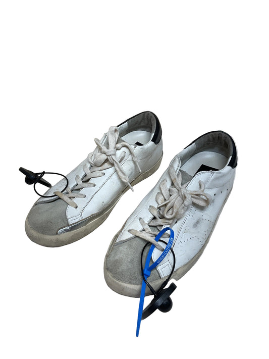Shoes Luxury Designer By Golden Goose In White, Size:38