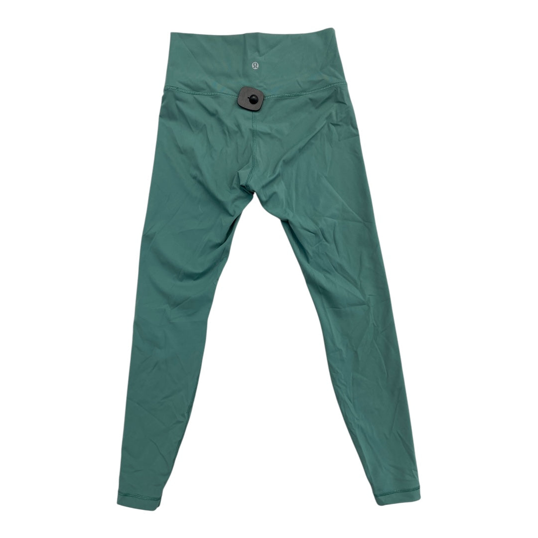 Athletic Leggings By Lululemon In Green, Size:8