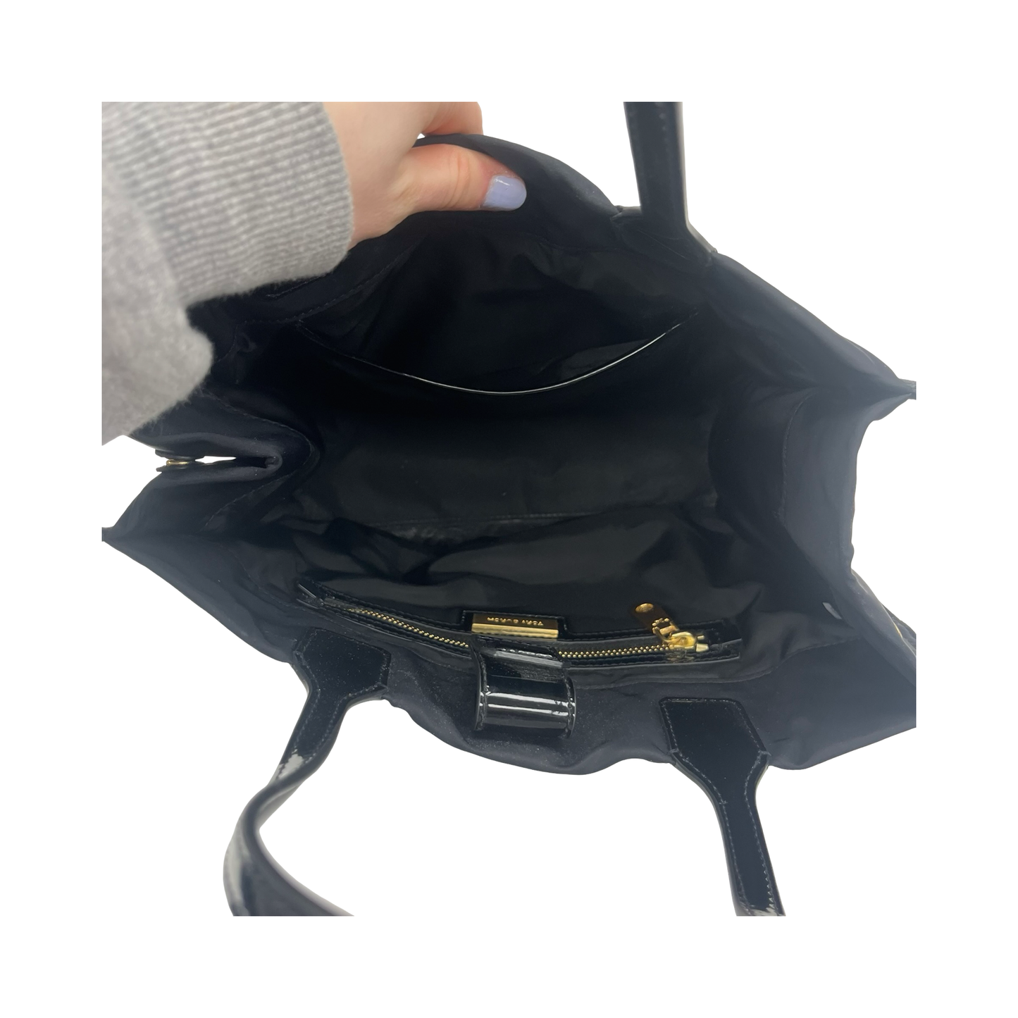 Handbag Designer By Tory Burch In Black, Size:Medium