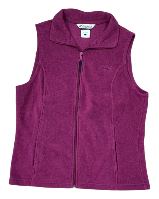 Vest Fleece By Columbia In Purple, Size:L