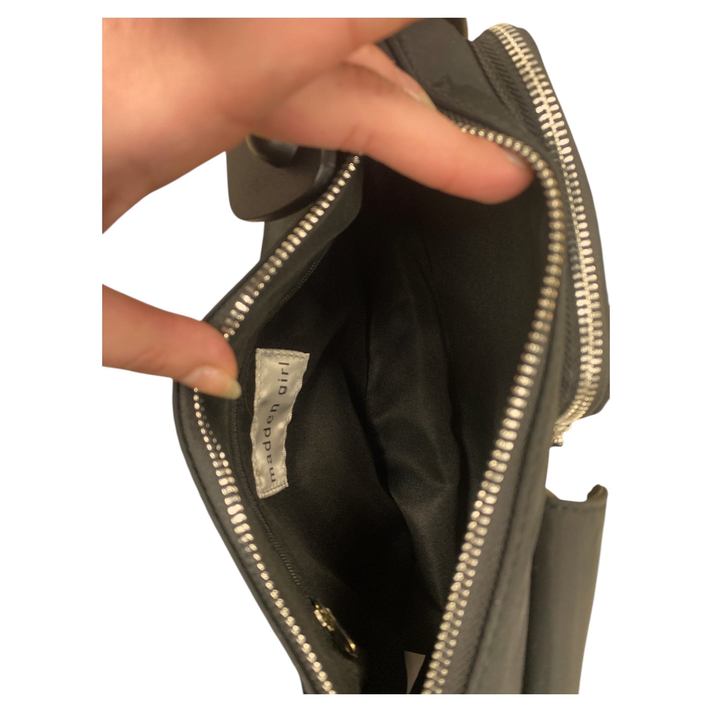 Handbag By Madden Girl In Black, Size:Medium