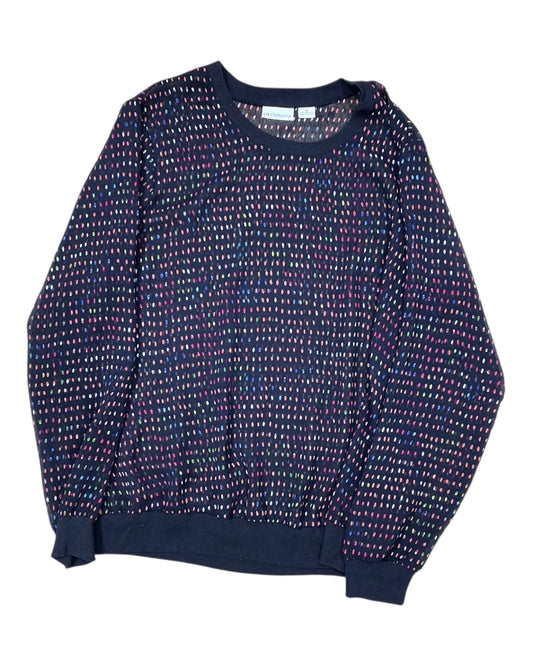 Top Ls By Liz Claiborne In Blue, Size:Xl