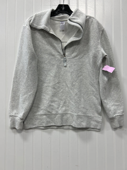 Athletic Top Ls Collar By Te Verde In Grey, Size:Xs