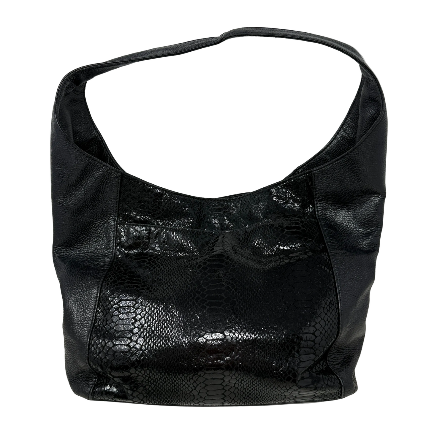 Python Leather Hobo By Michael By Michael Kors, Size: Medium