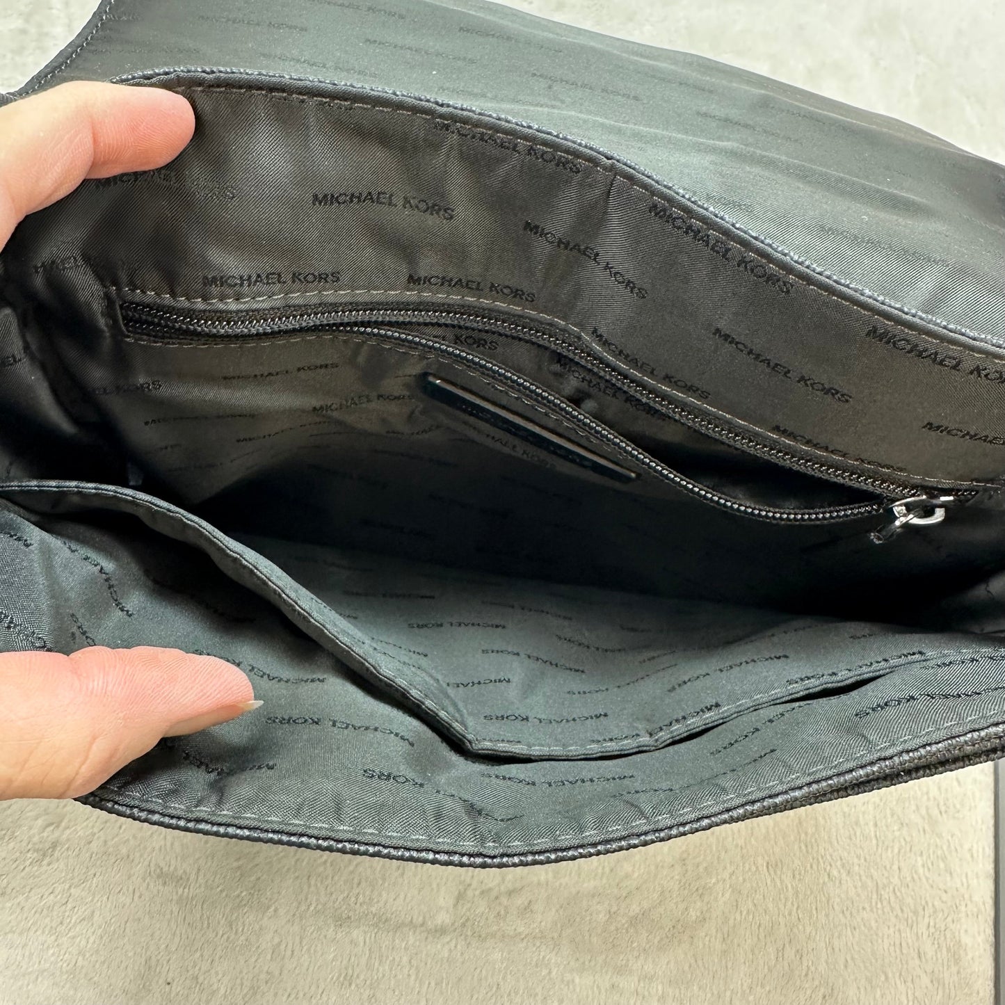 Crossbody Designer By Michael Kors, Size: Medium