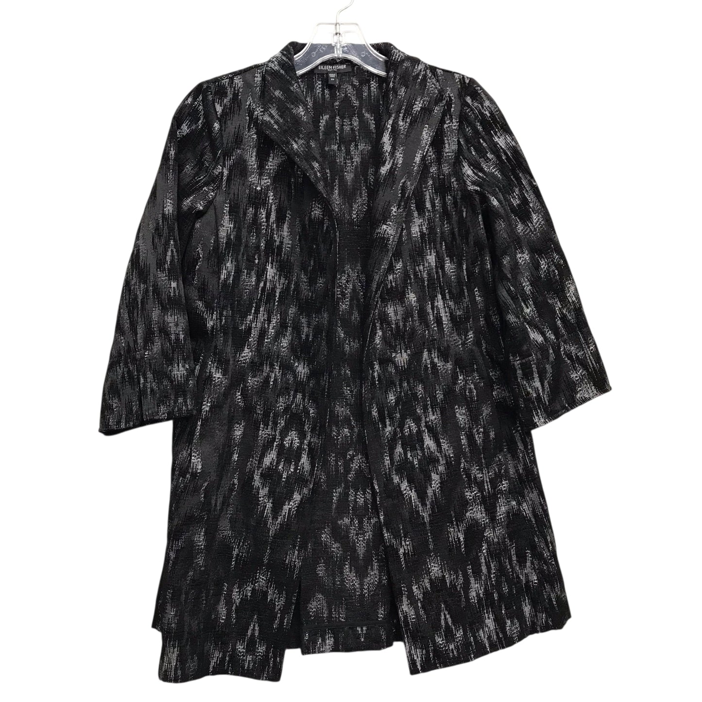 Blazer By Eileen Fisher In Black & White, Size:Xs